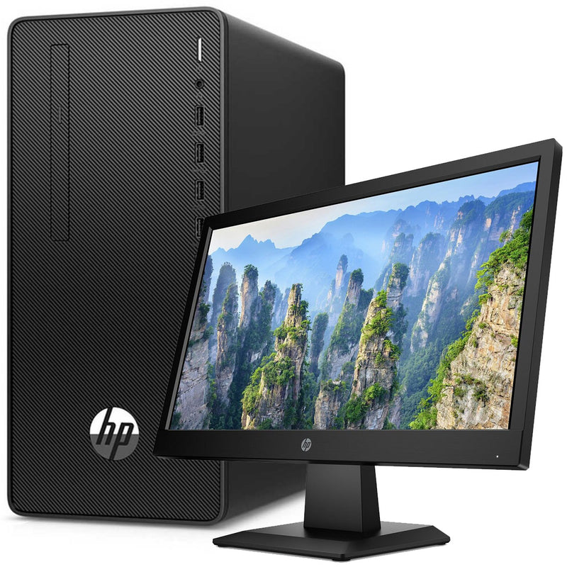 Hp 290 G4 MicroTower PC Desktop Computer - Intel Core i7-10700 10th Gen, 8GB RAM, 1TB HDD, DOS, P22V 21.5" Monitor (8T2B8ES)