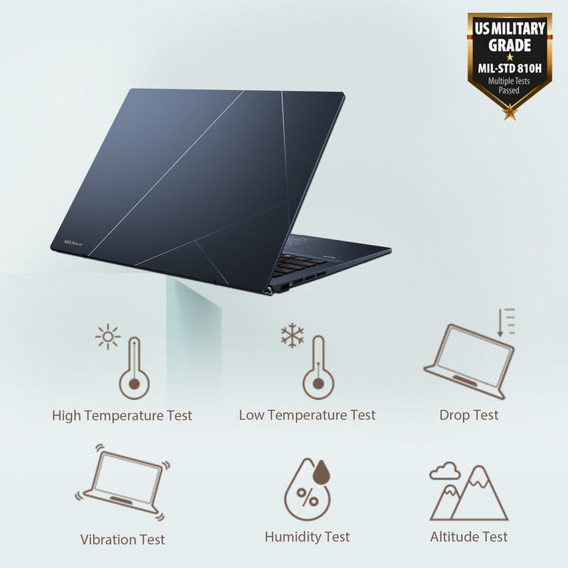 Asus Zenbook 14 OLED UX3402ZA Laptop - Intel Core i7-1260P 12th Gen, 16GB RAM DDR4, 512GB SSD, 14" WQXGA Touchscreen, Windows 11 (90NB0WC3-M00F80)