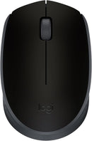Logitech M171 Compact Wireless Mouse - black - 910-004424 – 2.4GHz USB Receiver, Portable, Long Battery Life for Laptop & PC Use