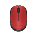 Logitech M171 Wireless Mouse Red (910-004641) – 2.4GHz USB Nano Receiver, 12-Month Battery Life, 1000 DPI Optical Tracking for Laptop & Desktop