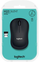 Logitech M221 Silent Wireless Mouse 910-006510 – Quiet Click, 2.4GHz, Optical Tracking for Laptop & PC Use