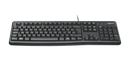 Logitech K120 Wired Keyboard 920-002508 – Full-Size USB Keyboard for Comfortable Typing at Home & Office
