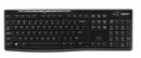  Logitech K270 Wireless Keyboard Black, 920-003736 - Long-Range, Reliable Typing for Home & Office