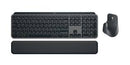 Logitech MX Keys S Wireless Keyboard Combo Graphite 920-011614 – with Palm Rest & Rechargeable Mouse, Bluetooth, Backlit, Multi-Device
