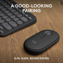 Logitech Pebble 2 Bluetooth Keyboard and Mouse Combo 920-012239 – Silent, Slim, Wireless for Home & Office Use