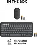 Logitech Pebble 2 Bluetooth Keyboard and Mouse Combo 920-012239 – Silent, Slim, Wireless for Home & Office Use