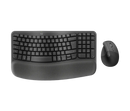 Logitech, Wave Keys and Lift Combo, Wireless & Bluetooth Keyboard and Mouse, Graphite, 920-013635 – Ergonomic Long-Range Typing & Precise Control for Home & Office