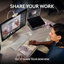 Logitech MX Brio Ultra HD 4K Streaming Webcam, 1080p at 60 FPS, USB-C, Webcam Cover With Free Adobe Creative Cloud Subscription (960-001559)