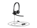 Logitech H570e Stereo USB-A Headset, Noise-Cancelling Mic 981-000575 – Comfortable Office & Call Center Headset for Clear Audio and Voice Calls