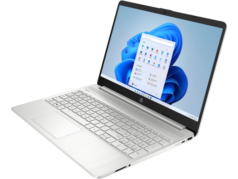 HP 15s-fq5340TU Laptop - Intel Core i3-1215U 12th Gen, 8GB RAM DDR4-3200, 256GB SSD PCIe NVMe M.2, 15.6" FHD Screen, Intel UHD Graphics, Windows 11 Home - 9R168PA