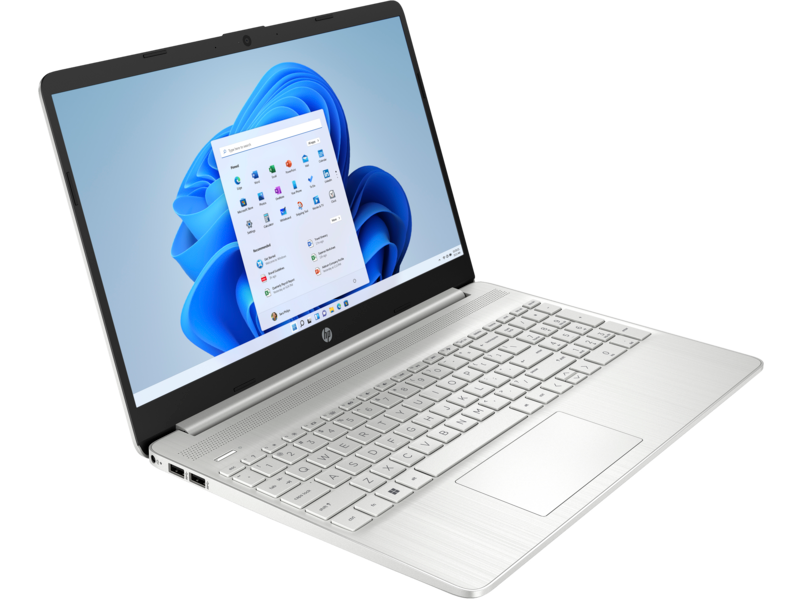 HP 15s-fq5340TU Laptop - Intel Core i3-1215U 12th Gen, 8GB RAM DDR4-3200, 256GB SSD PCIe NVMe M.2, 15.6" FHD Screen, Intel UHD Graphics, Windows 11 Home - 9R168PA