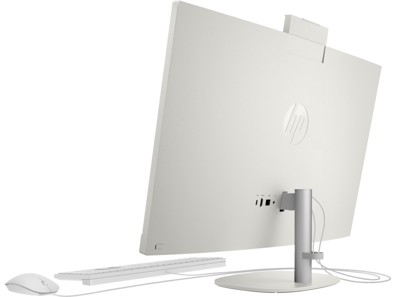 HP AIO 27-cr0056nh All-in-One PC Desktop Computer - Intel Core i7-1355U 13th Gen, 8GB RAM, 512GB SSD, DOS, 27" FHD Monitor (9R3R4EA)