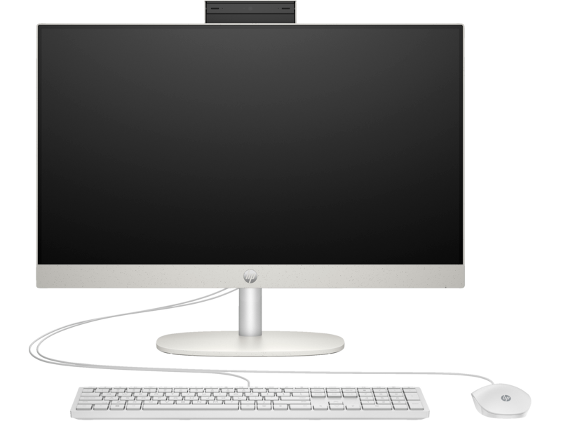 HP AIO 24-cr1006nh All-in-One PC Desktop Computer - Intel Core Ultra 5 125U, 16GB RAM, 512GB SSD, 23.8" FHD, FreeDOS (A0CL8EA)