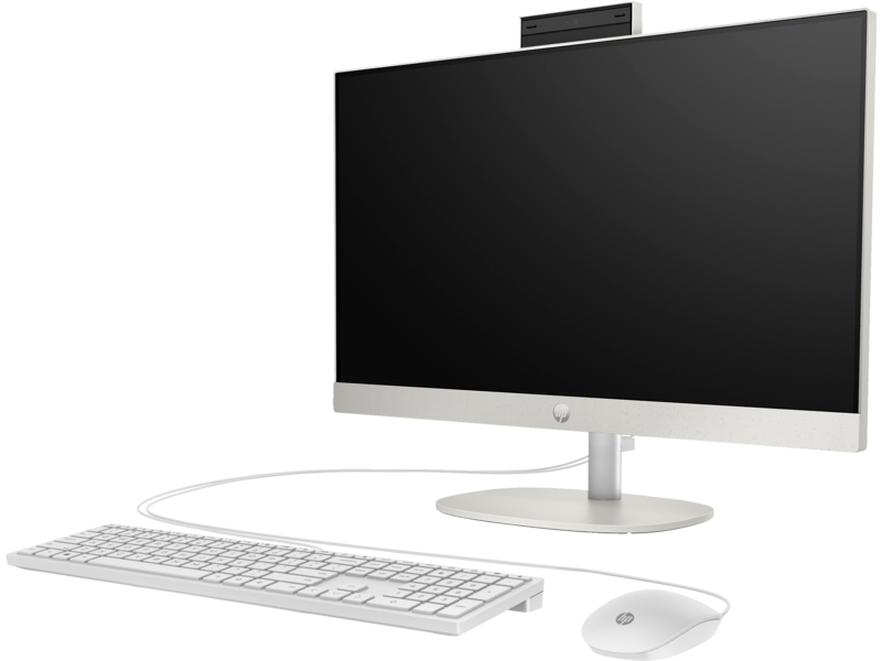 HP AIO 24-cr1006nh All-in-One PC Desktop Computer - Intel Core Ultra 5 125U, 16GB RAM, 512GB SSD, 23.8" FHD, FreeDOS (A0CL8EA)