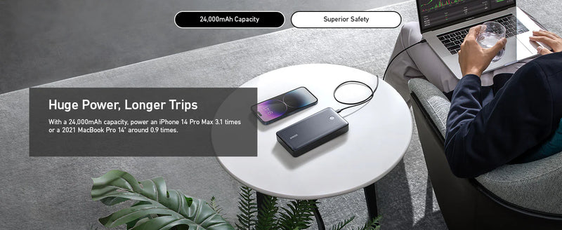 Anker 537 Power Bank (PowerCore 24K for Laptop)