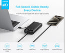 Anker A1383H11 Power Bank 20,000mAh 87W Portable Battery with Built-In USB-C Cable