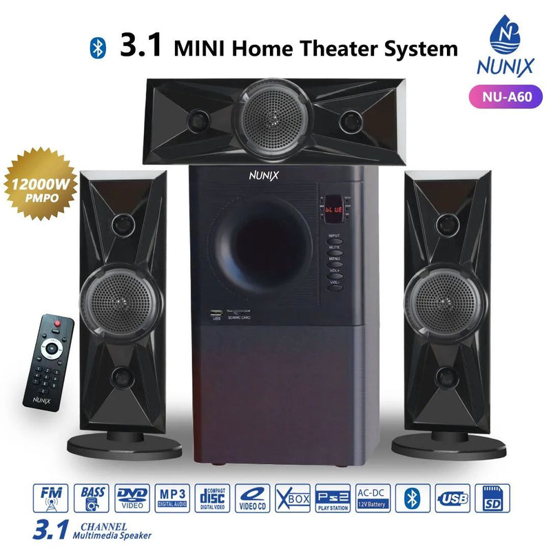 Nunix NU-A60 Mini Home Theater System - Main Image