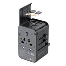 Budi AC355B30 30W Global Travel Charger – Universal Fast Charging Adapter with International Plug Compatibility and USB Port for Worldwide Travel Use