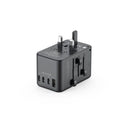 Budi AC355B65 65W Global Travel Charger – Universal Fast Charging Adapter with Multi Port Output and International Plug Compatibility for Worldwide Travel Use