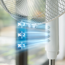 Philips ACP620/00WT Series 600 Pedestal Fan – Quiet and Efficient Fan for Home or Office Use
