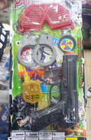 Kids Police Toy Gun Set