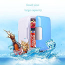 Generic 4 Litres AC/DC Car Fridge – Portable Mini Electric Cooler & Warmer for Cars, Travel & Outdoor Use