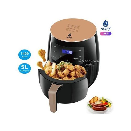 Nunix AF-05GL 5L Digital Single Basket Air Fryer