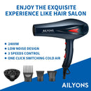 Ailyons U1 Hair Dryer Comfortable Handle Design One Click 3 Speeds