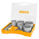 Ingco AKCH0071 Carbide Gritted Hole Saw Set