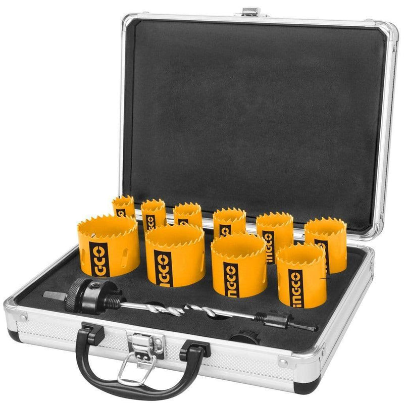 INGCO AKH0021 9 Pcs Bi-Metal Hole Saw Set