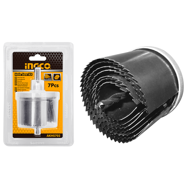 Ingco AKHS702 7pcs hole saw set