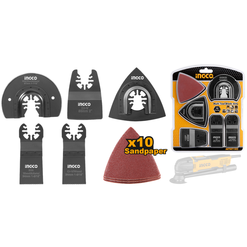 Ingco AKTMT1502 Multi Tool Blades Set