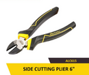 Uyustools ALC615 6’’ Diagonal Cutting Nippers – Precision Steel Wire Cutters for Electronics, Jewelry, and DIY Projects