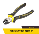 Uyustools ALC615 6’’ Diagonal Cutting Nippers – Precision Steel Wire Cutters for Electronics, Jewelry, and DIY Projects