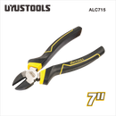 Uyustools ALC715 7’’ Diagonal Cutting Nippers – Precision Steel Wire Cutters for Electronics, Jewelry, and DIY Projects