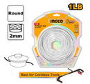 Ingco ALS2001 120m Trimmer Line – Heavy-Duty Nylon Grass Cutter Line for Brush Cutters & String Trimmers