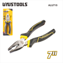 Uyustools ALU715 7’’ Combination Pliers – Heavy-Duty, Durable, Precision Grip, Multi-Purpose Hand Tool for Electrical & Mechanical Use