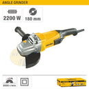 Uyustools UY‑AMA180 Angle Grinder – 180mm High-Power Electric Grinder for Metal, Wood, and Masonry Cutting & Grinding, Adjustable Speed, Durable Industrial Tool for Professional & DIY Use
