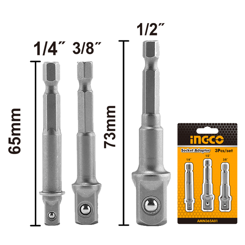Ingco AMN365A01 Socket Adaptor Set