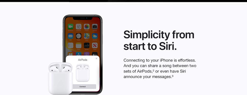 Apple AirPods (2nd Generation) Wireless EarBuds