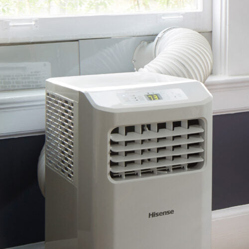 Hisense AP-09CR4RKVS00 9000BTU Smart Portable Air Conditioner – Energy-Efficient Cooling &amp; Dehumidifier