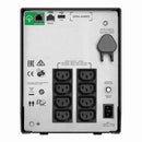 Rear panel showing 8 IEC C13 outlets and SmartConnect port on APC 1500VA UPS