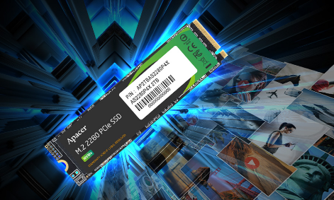 Apacer AS2280P4 1TB M.2 NVMe PCIe Gen3x4 Internal SSD – High-Speed Solid State Drive for Laptops &amp; Desktops