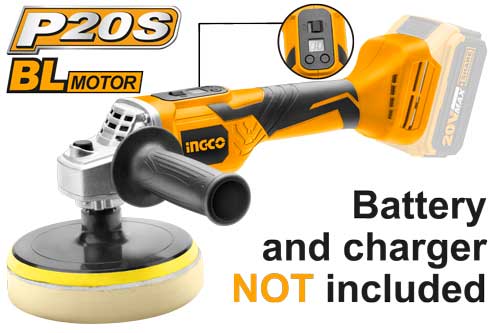 Ingco APLI2001 Lithium-Ion Angle Polisher 20V