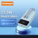 Amaya APW-13 power bank 20000mAh 22.5W Super Fast Charging with 2 Lines