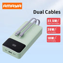 Amaya APW-13 power bank 20000mAh 22.5W Super Fast Charging with 2 Lines