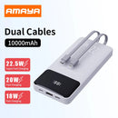 Amaya APW-12 power bank 10000mAh 22.5W Super Fast Charging with 2 Lines