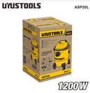 Uyustools ASP20L Electric 20L Wet & Dry Vacuum Cleaner - Industrial Grade Suction - Easy to Use & Durable for Home & Workshop