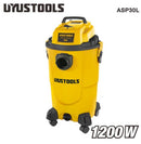 Uyustools ASP30L Electric 30L Wet & Dry Vacuum Cleaner - Industrial Grade Suction - Easy to Use & Durable for Home & Workshop