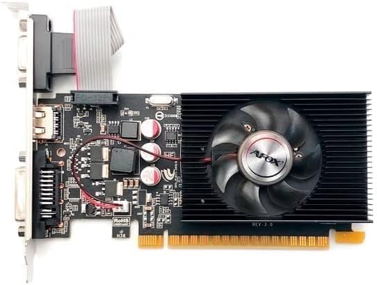 Afox Nvidia Geforce GT730 4GB DDR3 Graphics Card- (PCI-E 2.0, DDR3, VGA/DVI/HDMI) Graphic Cards - AF730-4096D3L7-V8